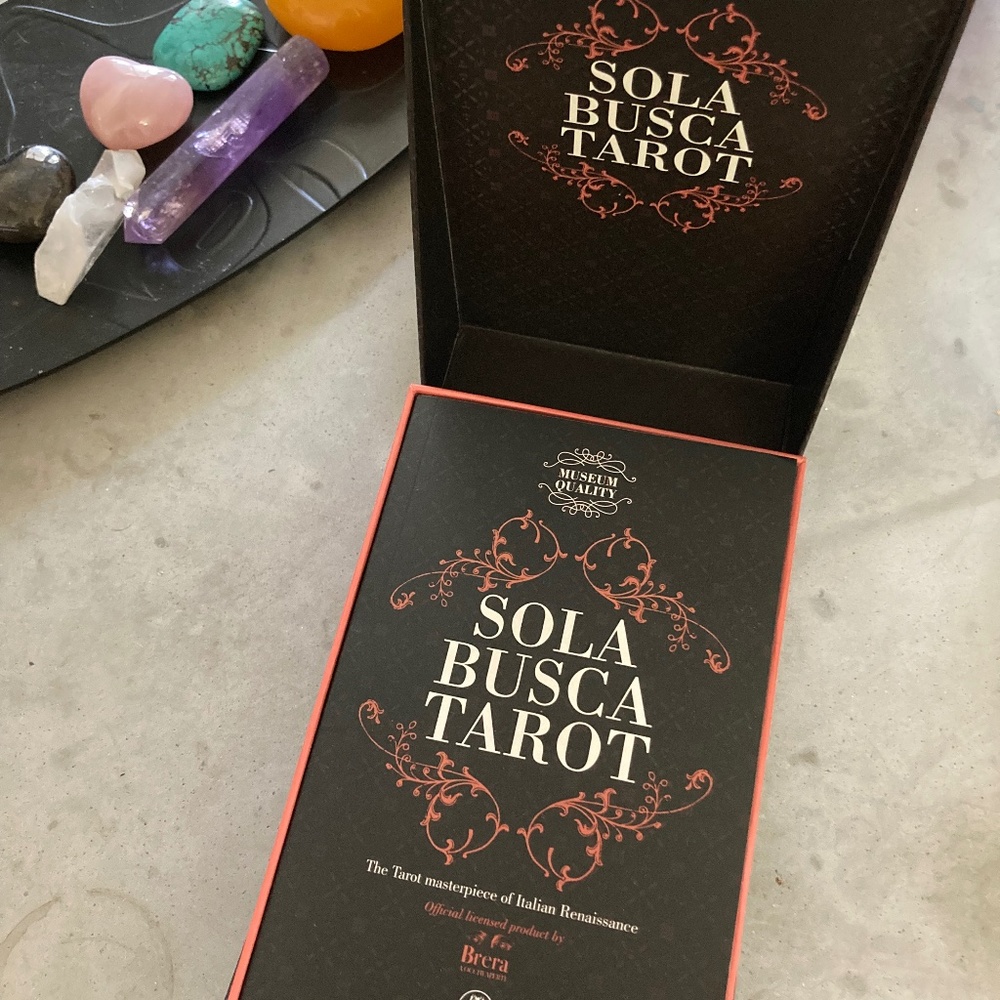 COPY - Sola Busca (Lo Scarabeo) Tarot museum quality deck, like new